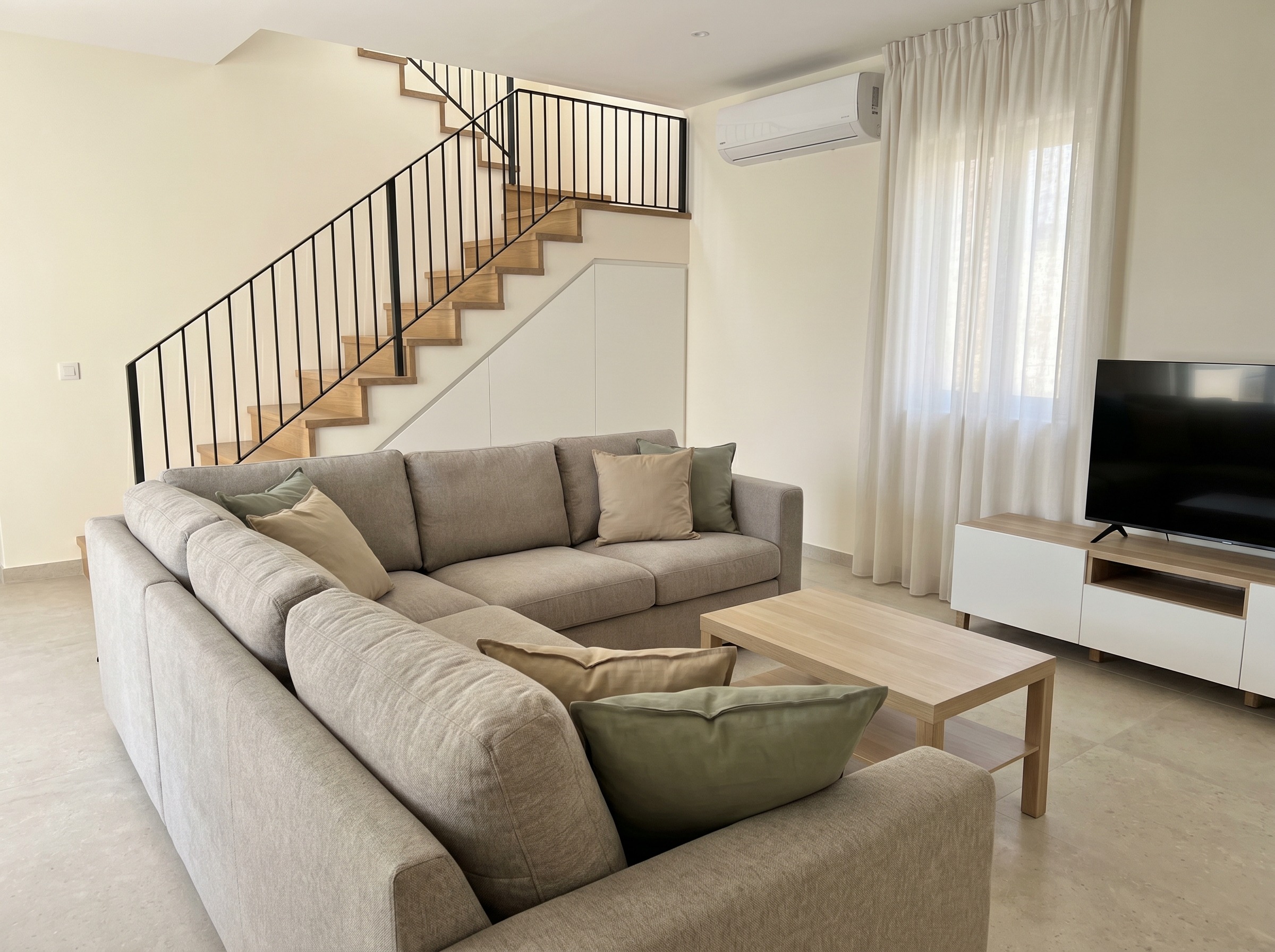 San Gwann Villa with Pool living room